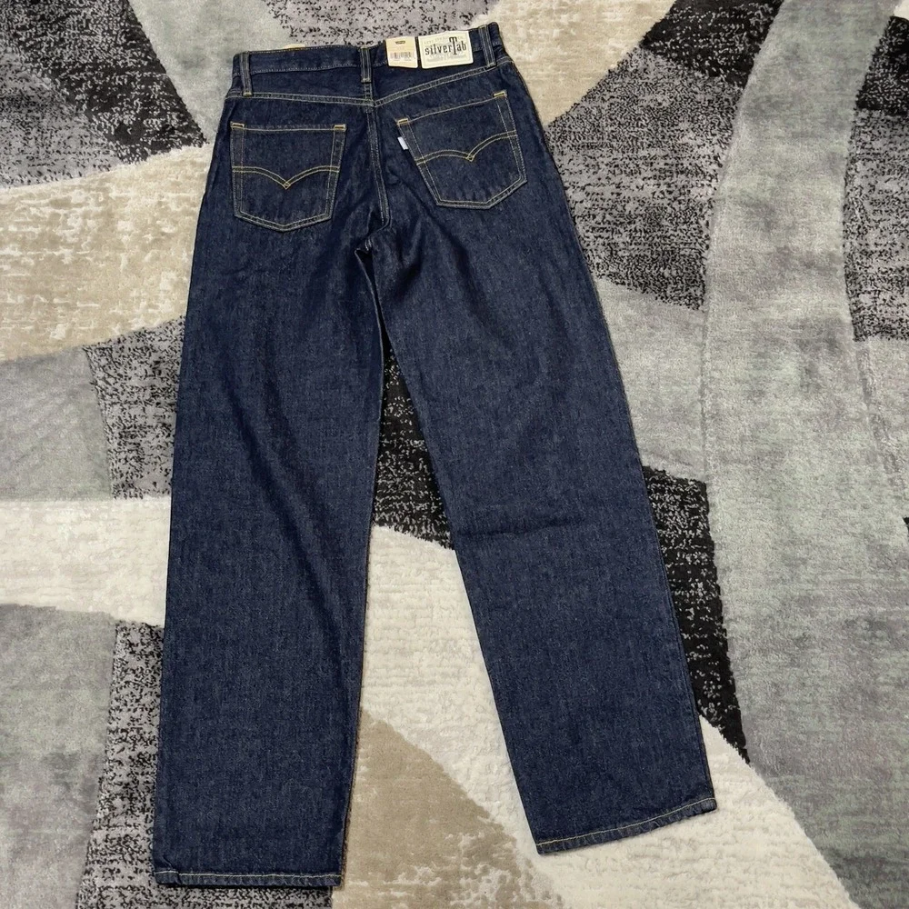 Levis Jeans SilverTab '94‎ Baggy Men Size 27x31 Blue Denim Dark Wash Skater NEW